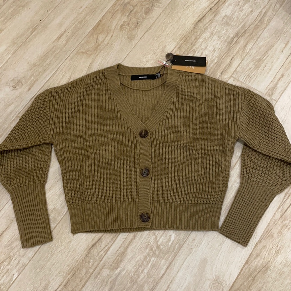 Vero Moda Lea Blouson Sleeve Cardigan